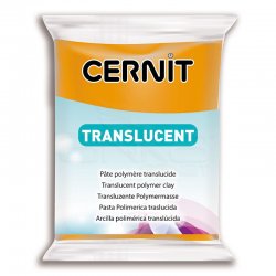 Cernit - Cernit Translucent (Transparan) Polimer Kil 56g 752 Orange