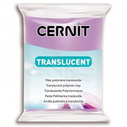 Cernit - Cernit Translucent (Transparan) Polimer Kil 56g 900 Violet