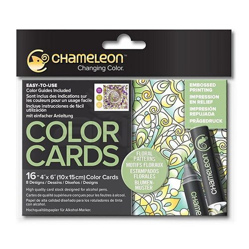 Chameleon Color Cards Floral 10x15 cm