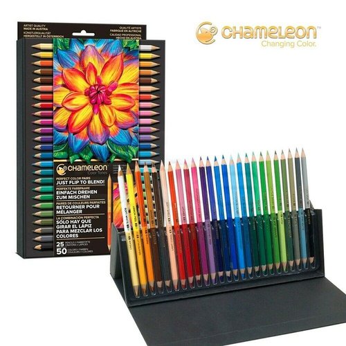 Chameleon Color Tones Çift Taraflı Boya Kalemi 25 Adet 50 Renk