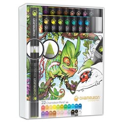 Chameleon Marker 22li Deluxe Set kutulu - Thumbnail