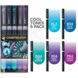 Chameleon - Chameleon Marker Kalem 5li Set Cool Tones