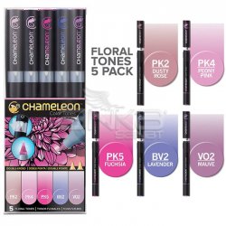 Chameleon - Chameleon Marker Kalem 5li Set Floral Tones