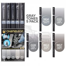 Chameleon - Chameleon Marker Kalem 5li Set Gray Tones