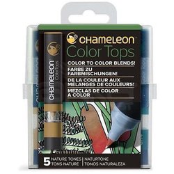 Chameleon - Chameleon Color Tops Marker Kalem 5li Set Nature Tones