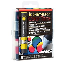 Chameleon - Chameleon Color Tops Marker Kalem 5li Set Prınary Tones