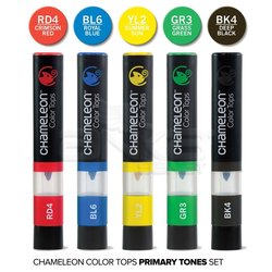 Chameleon - Chameleon Color Tops Marker Kalem 5li Set Prınary Tones (1)