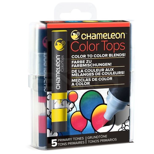 Chameleon Color Tops Marker Kalem 5li Set Prınary Tones