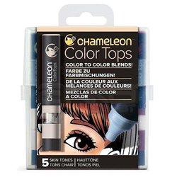 Chameleon Color Tops Marker Kalem 5li Set Skın Tones - Thumbnail