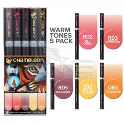 Chameleon - Chameleon Marker Kalem 5li Set Warm Tones