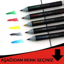 Chameleon - Chameleon Marker Pens Kırmızı Tonlar