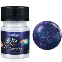 Cadence - Cadence Chameleon Renk Değiştiren Metalik Boya 30ml CHM-004 Kırmızı-Mor-Mavi