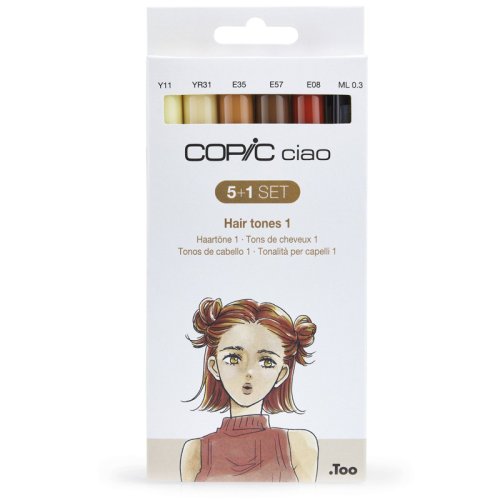 Copic Ciao Marker 5+1 Set Hair Tones 1
