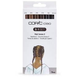Copic - Copic Ciao Marker 5+1 Set Hair Tones 2