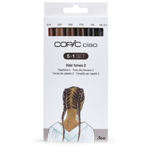 Copic Ciao Marker 5+1 Set Hair Tones 2