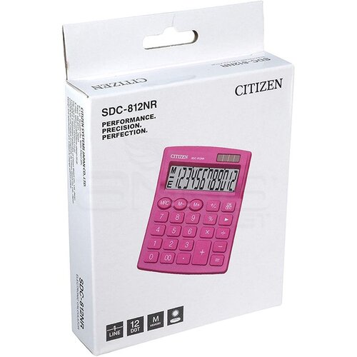 Citizen Hesap Hakinesi Pembe SDC-812NR