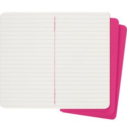 Moleskine - Moleskine Çizgili Cahier Not Defteri 3lü Set Cep Boy Kinetik Pembe (1)