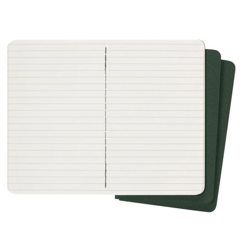 Moleskine Cahier Journals Çizgili Defter 3lü 9x14cm Myrtle Green