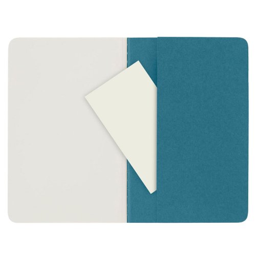 Moleskine Cahier Journals Çizgisiz Defter 3lü 9x14cm Brisk Blue CH013B44