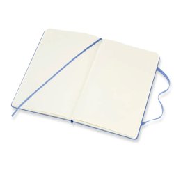 Moleskine - Moleskine Classic Sert Kapak Çizgisiz Defter 13x21cm Hydrangea Blue (1)