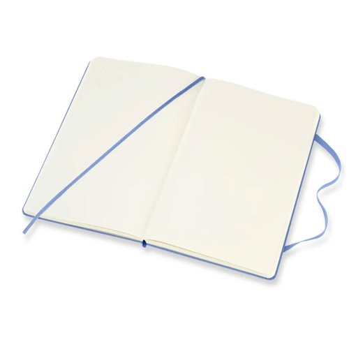 Moleskine Classic Sert Kapak Çizgisiz Defter 13x21cm Hydrangea Blue