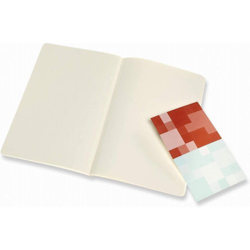 Moleskine Volant Journals Çizgisiz 2li Defter 13x21 Coral Orange/Aquamarine Blue
