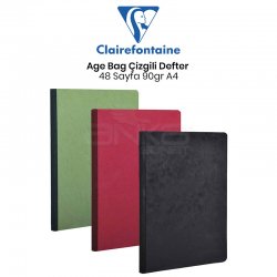Clairefontaine - Clairefontaine Age Bag Çizgili Defter 48 Sayfa A4