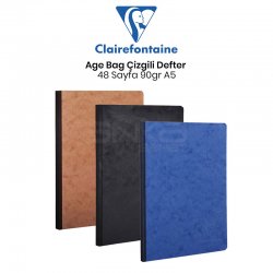 Clairefontaine Age Bag Çizgili Defter 48 Yaprak A5 - Thumbnail