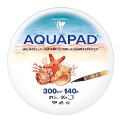 Clairefontaine - Clairefontaine Aquapad 300g 20 Yaprak 15cm 976072C