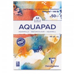 Clairefontaine - Clairefontaine Goldline Aquapad Cold Pressed Sulu Boya Blok 300g (1)