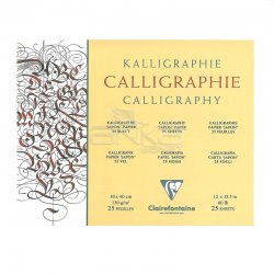 Clairefontaine Calligraphy Blok 130gr 25 Yaprak - Thumbnail