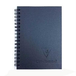 Clairefontaine - Clairefontaine Carbon Siyah Çizim Defteri A6 120g 60 Yaprak