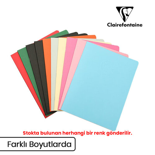Clairefontaine Crok Book Tel Dikişli Beyaz Çizim Defteri 90g 24 Yaprak