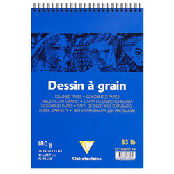 Clairefontaine Dessin a Grain İnce Dokulu Spiralli Çizim Bloğu 180g 30 Yaprak - Thumbnail
