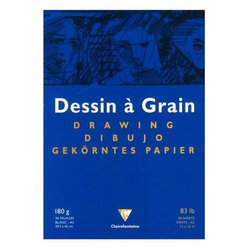 Clairefontaine Dessin a Grain İnce Dokulu Çizim Bloğu 180g 30 Yaprak - Thumbnail