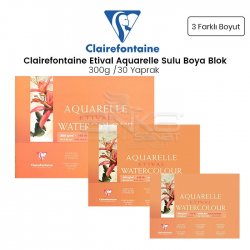Clairefontaine - Clairefontaine Etival Cold Pressed Sulu Boya Blok 30 Yaprak 300g