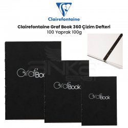 Clairefontaine Graf Book 360 Çizim Defteri 100 Yaprak 100g - Thumbnail
