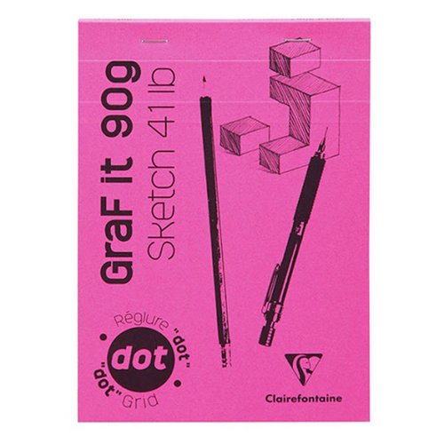 Clairefontaine Graf it Dot Noktalı Blok 90g 80 Yaprak