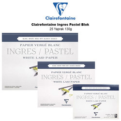 Clairefontaine - Clairefontaine Ingres Pastel Blok 25 Yaprak 130g