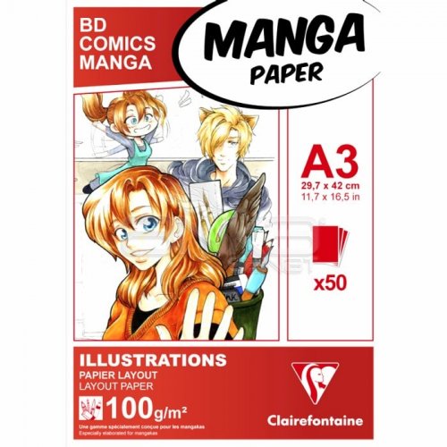 Clairefontaine Manga Paper 100g 50 Yaprak