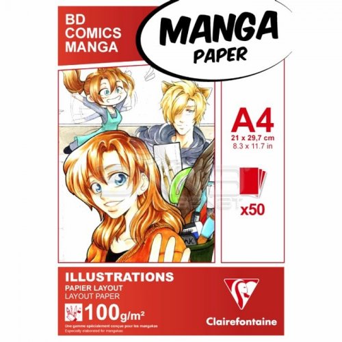 Clairefontaine Manga Paper 100g 50 Yaprak