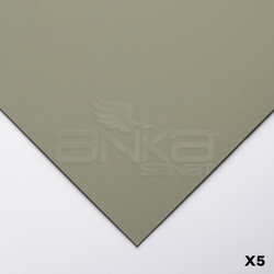 Clairefontaine - Clairefontaine Pastelmat Pastel Kağıdı 50x70cm 360g 5li Paket Dark Grey