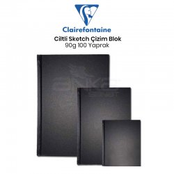 Clairefontaine - Clairefontaine Sketch Çizim Blok 90g 100 Yaprak