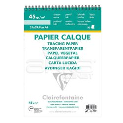 Clairefontaine Tracing Paper Spiralli 30 Yaprak 45g - Thumbnail
