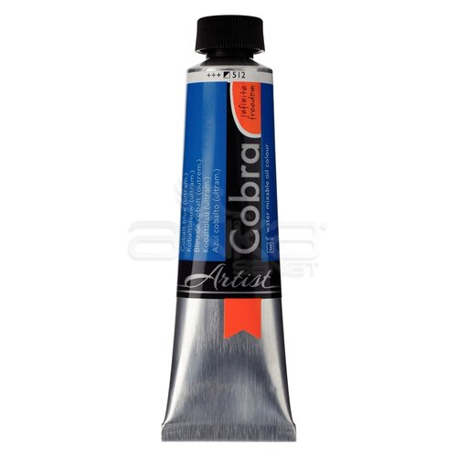 Cobra Su Bazlı Yağlı Boya 40ml 512 Cobalt Blue - 512 Cobalt Blue