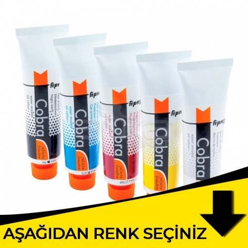 Cobra Su Bazlı Yağlı Boya 40ml Sarı Tonlar