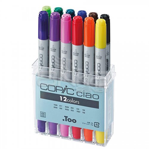 Copic Ciao Marker 12li Set Basic Colors