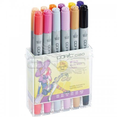 Copic Ciao Marker 12li Set Wendy Witch