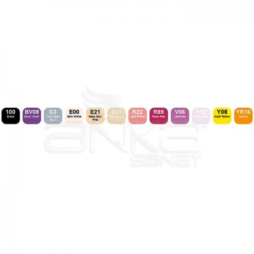 Copic Ciao Marker 12li Set Wendy Witch