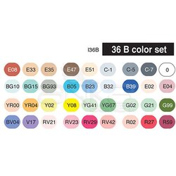 Copic - Copic Ciao Marker 36lı Set B (1)